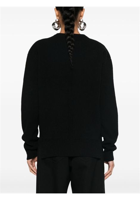 Black long-sleeved jumper Rick Owens - women RICK OWENS | RP02D3647KWV09